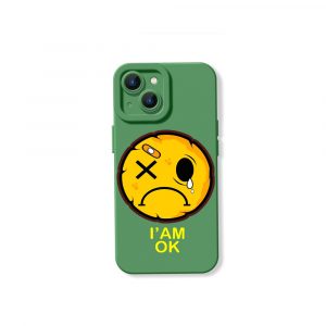 Ironic Smiley Silicone Case for Apple iPhone Series
