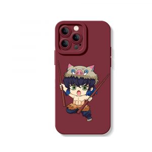Anime Warrior Chibi Silicone Case for Apple iPhone Series