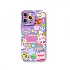 Inspirational Flowers Silicone Case for Apple iPhone Series