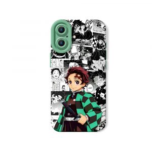 Anime Warrior Manga Collage Silicone Case for Apple iPhone Series