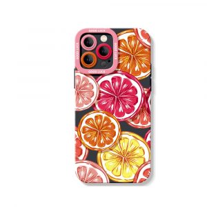 Citrus Splash Silicone Case for Apple iPhone Series.