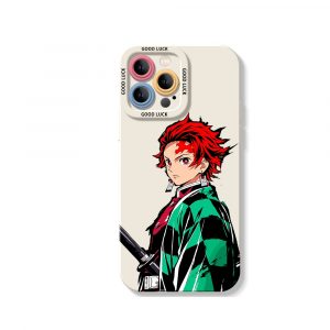 Heroic Samurai Anime Art Silicone Case for Apple iPhone Series