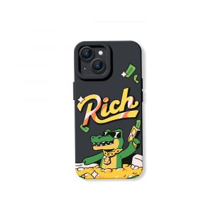 Rich Croco Silicone Case for Apple iPhone Series