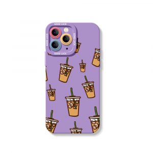 Daily Latte Delight Silicone Case for Apple iPhone Series
