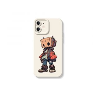 Retro Robot Streetwear Silicone Case for Apple iPhone Series