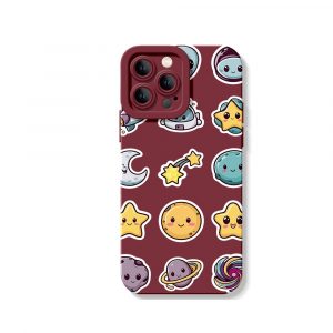 Galaxy Characters Silicone Case for Apple iPhone Series