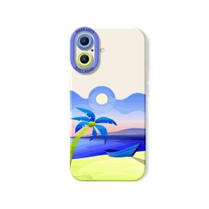 Sunset Serenity Beach Vibes Silicone Case for Apple iPhone Series
