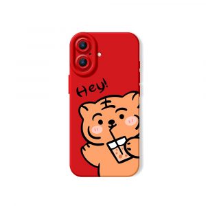 Cute Tiger Silicone Case for Apple iPhone Series