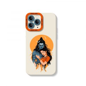 Divine Embrace Art Silicone Case for Apple iPhone Series - iPhone 13 Pro, White