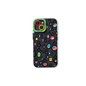 Colorful Faces Silicone Case for Apple iPhone Series