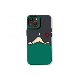 Mountain Sunrise Charm Silicone Case for Apple iPhone Series