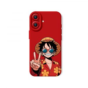 Playful Pirate Straw Hat Silicone Case for Apple iPhone Series