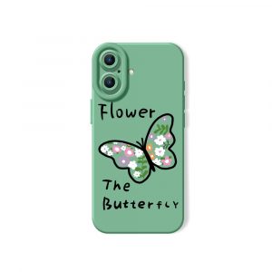 Floral Butterfly Garden Silicone Case for Apple iPhone Series