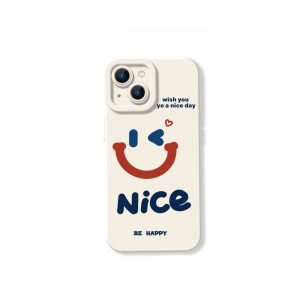 Nice Day Design Silicone Case for Apple iPhone Series