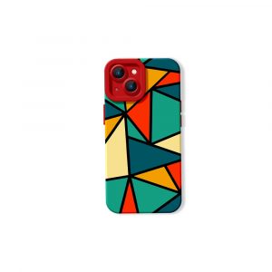 Vibrant Geometric Kaleidoscope Silicone Case for Apple iPhone Series