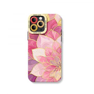 Radiant Petals Bliss Silicone Case for Apple iPhone Series