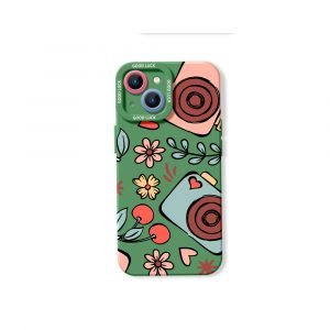 Cherry Blossom Camera Art Silicone Case for Apple iPhone Series