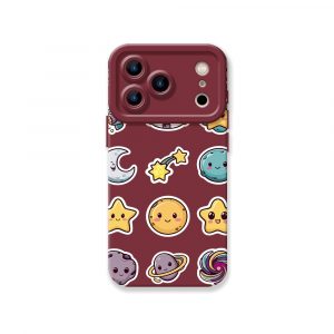 Galaxy Characters Silicone Case for Apple iPhone Series