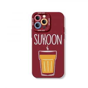 Cozy Chai Moments Silicone Case for Apple iPhone Series