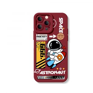 Cosmic Adventure Silicone Case for Apple iPhone Series