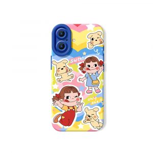 Colorful Cartoon Joy Silicone Case for Apple iPhone Series