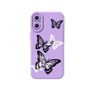 Butterfly Bliss Silicone Case for Apple iPhone Series