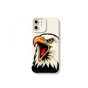 Fierce Eagle Graphic Silicone Case for Apple iPhone Series