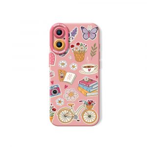 Pastel Story Case for Apple iPhone Series - iPhone 17, Pink