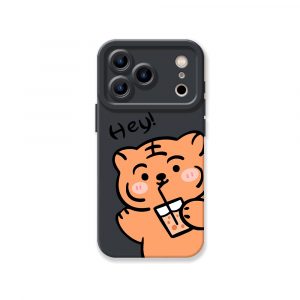 Cute Tiger Silicone Case for Apple iPhone Series