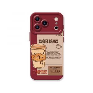 Coffee Break Silicone Case for Apple iPhone Series