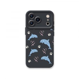 Dolphin Dreams Silicone Case for Apple iPhone Series