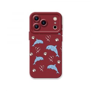 Dolphin Dreams Silicone Case for Apple iPhone Series