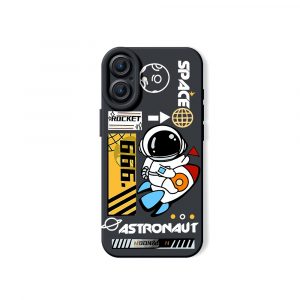 Cosmic Adventure Silicone Case for Apple iPhone Series