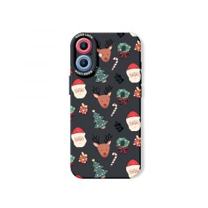 Festive Holiday Silicone Case for Apple iPhone Series