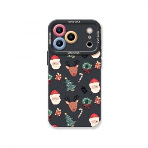 Festive Holiday Silicone Case for Apple iPhone Series