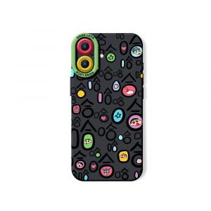 Colorful Faces Silicone Case for Apple iPhone Series