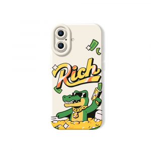 Rich Croco Silicone Case for Apple iPhone Series