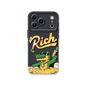 Rich Croco Silicone Case for Apple iPhone Series