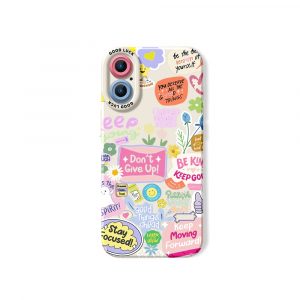 Inspirational Flowers Silicone Case for Apple iPhone Series - iPhone 17, White