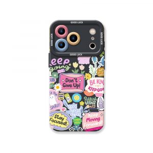 Inspirational Flowers Silicone Case for Apple iPhone Series