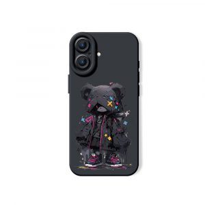 Shadow Bear Silicone Case for Apple iPhone Series