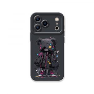 Shadow Bear Silicone Case for Apple iPhone Series