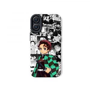 Anime Warrior Manga Collage Silicone Case for Apple iPhone Series