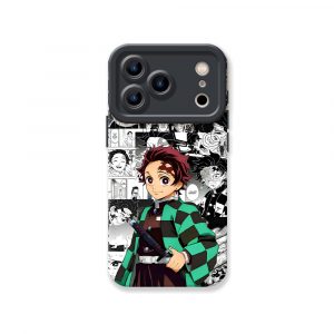 Anime Warrior Manga Collage Silicone Case for Apple iPhone Series