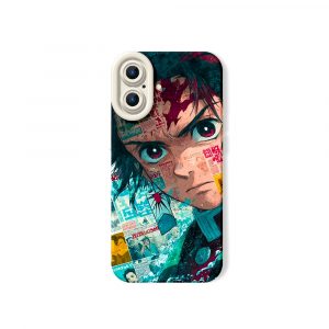 Bold Anime Collage Design Silicone Case for Apple iPhone Series