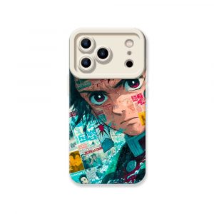 Bold Anime Collage Design Silicone Case for Apple iPhone Series