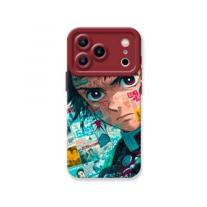 Bold Anime Collage Design Silicone Case for Apple iPhone Series