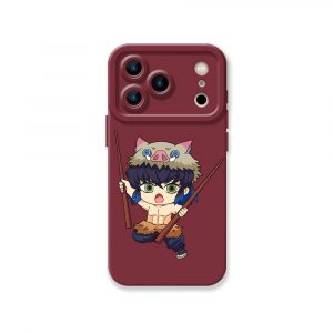 Anime Warrior Chibi Silicone Case for Apple iPhone Series