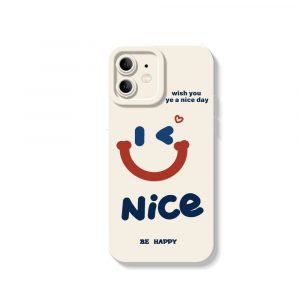 Nice Day Design Silicone Case for Apple iPhone Series