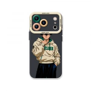 Anime Hoodie Character Vibe Silicone Case for Apple iPhone Series